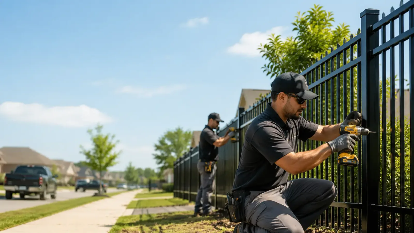Metal Fence Installation in Randolph, TX